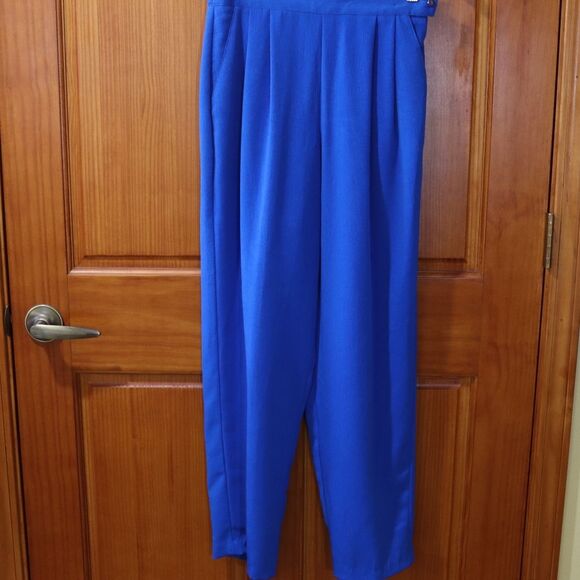 City Girl by Nancy Bolen Blue Vintage Slacks Pants Small - Picture 14 of 14